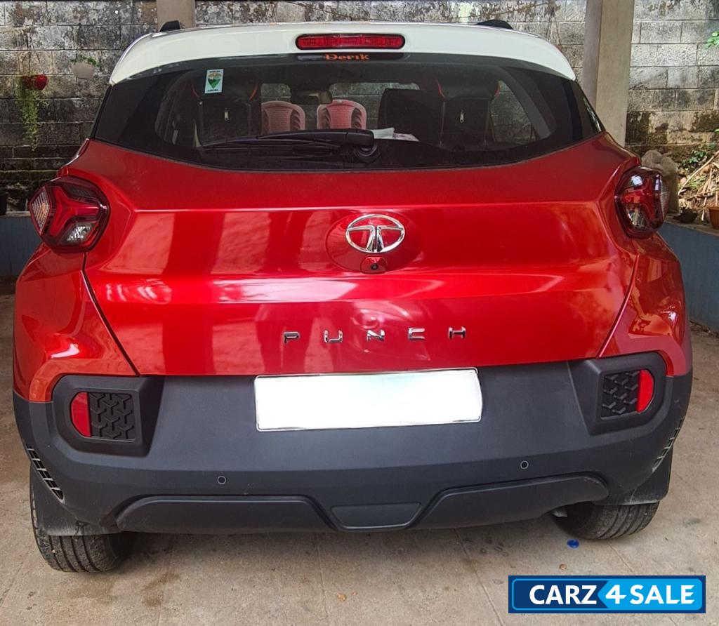 Dual Tone Red And White Tata Punch Creative AMT