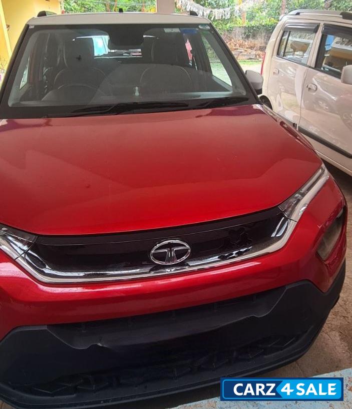 Dual Tone Red And White Tata Punch Creative AMT