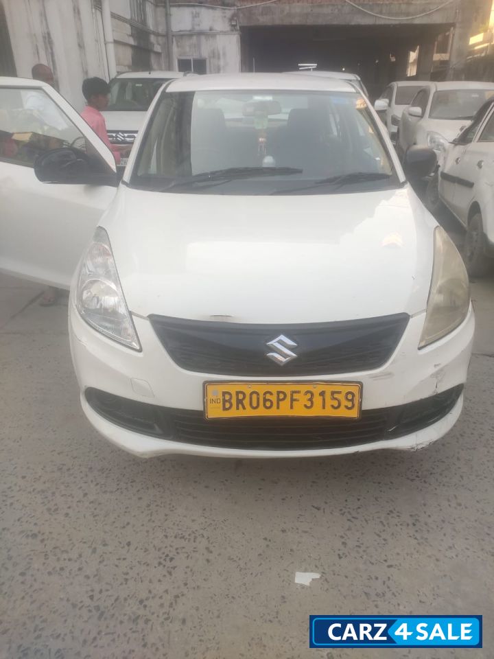 White Maruti Suzuki Dzire Tour S