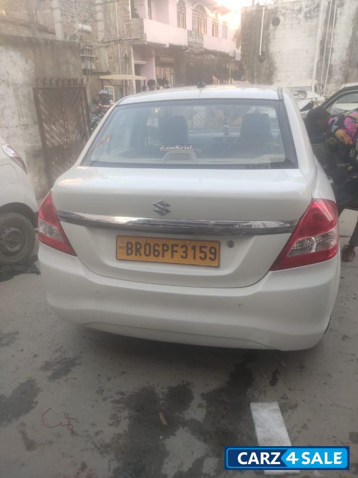 White Maruti Suzuki Dzire Tour S