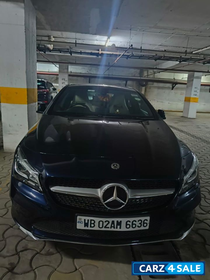 Blue Mercedes-Benz CLA 200 D SPORT