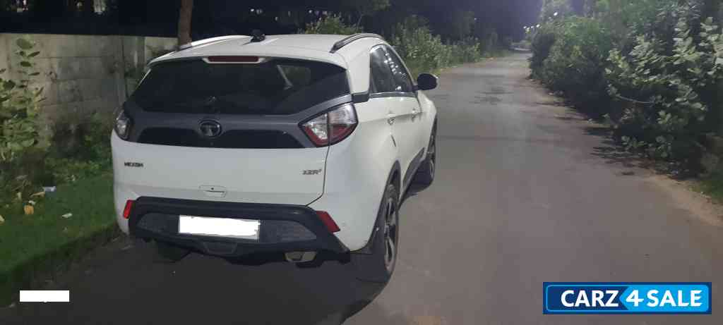 Calgery White Tata Nexon XZA Plus Petrol 2018