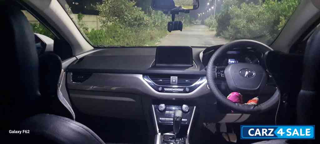 Calgery White Tata Nexon XZA Plus Petrol 2018