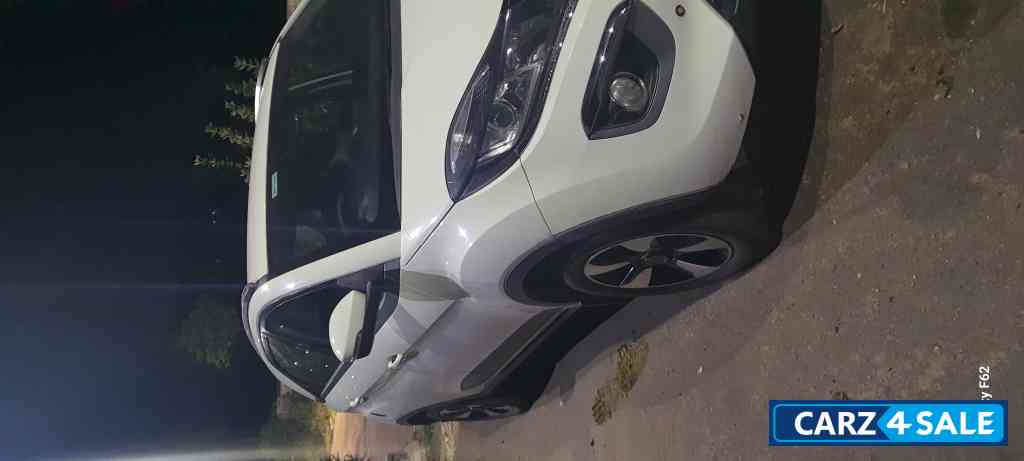 Calgery White Tata Nexon XZA Plus Petrol 2018