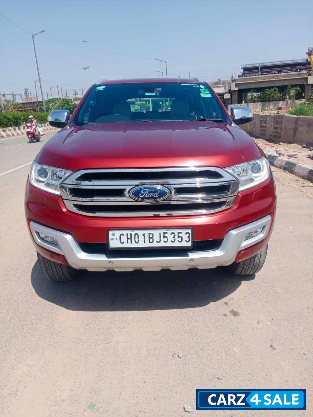 Dark Red Ford Endeavour 3.2 Titanium AT 4×4