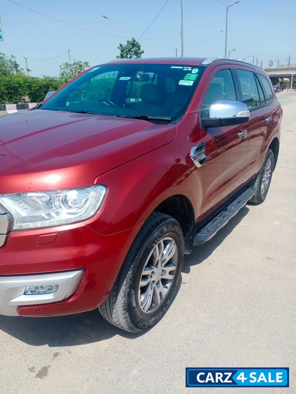 Dark Red Ford Endeavour 3.2 Titanium AT 4×4