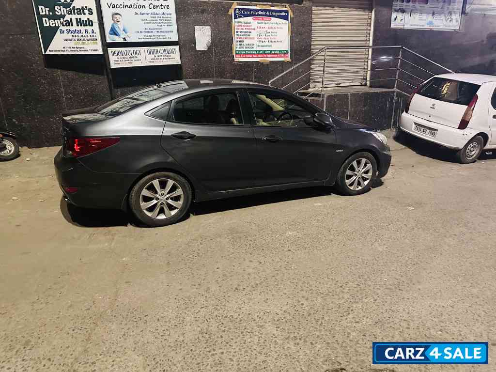 Grey Hyundai Verna Fluidic 1.6 crdi