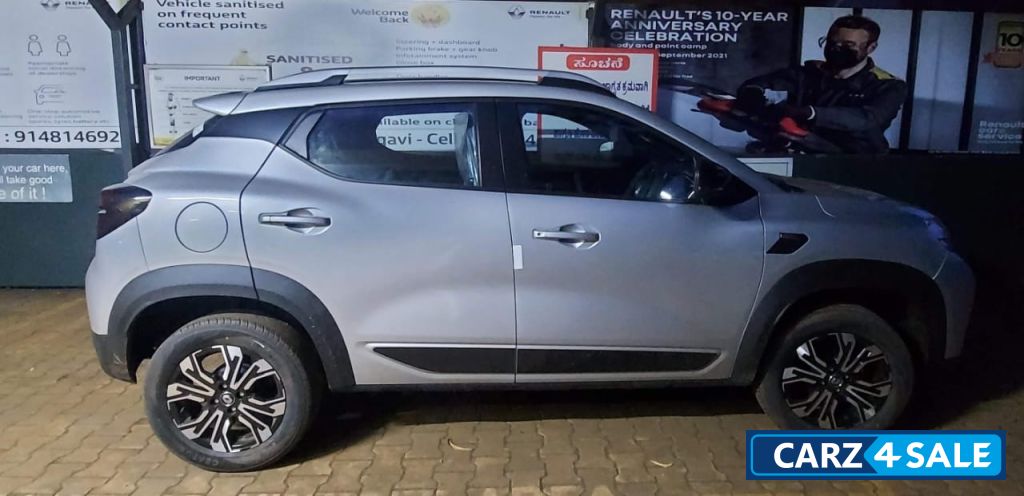 Silver Moonlight Renault Kiger RXZ TURBO CVT petrol