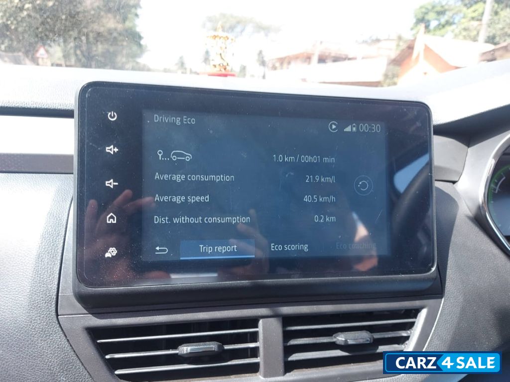 Silver Moonlight Renault Kiger RXZ TURBO CVT petrol