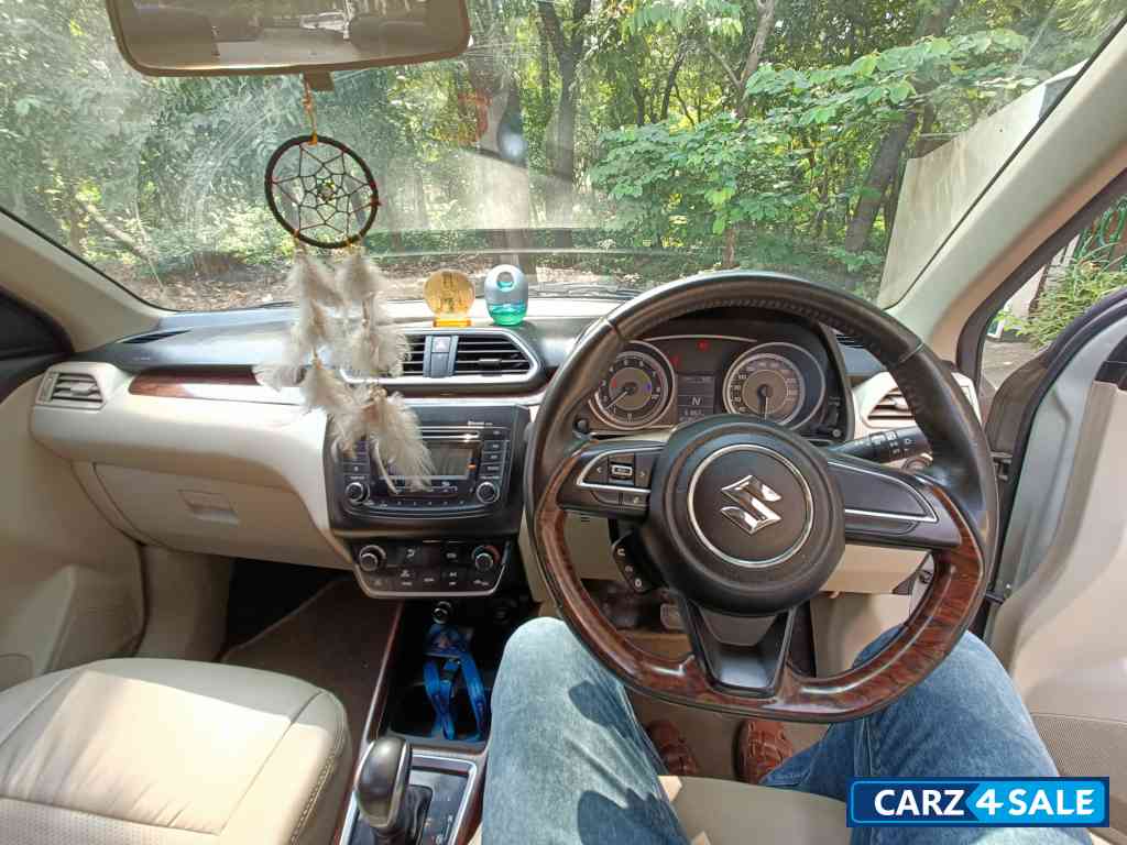 Silver Maruti Suzuki Dzire Zxi Amt