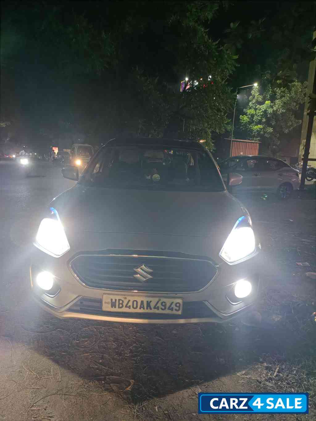 Silver Maruti Suzuki Dzire Zxi Amt