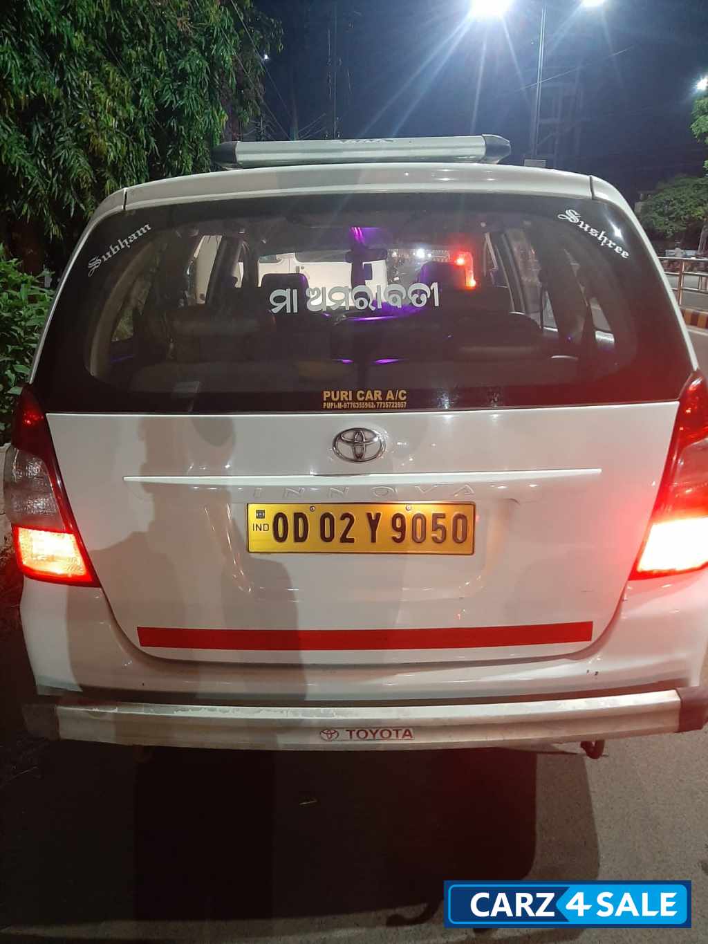 Pearl White Toyota Innova 2.5G