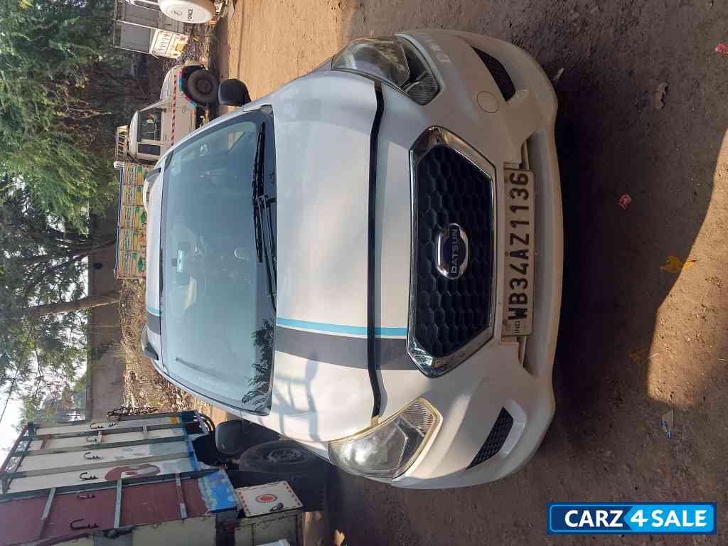 White Datsun Go Plus T