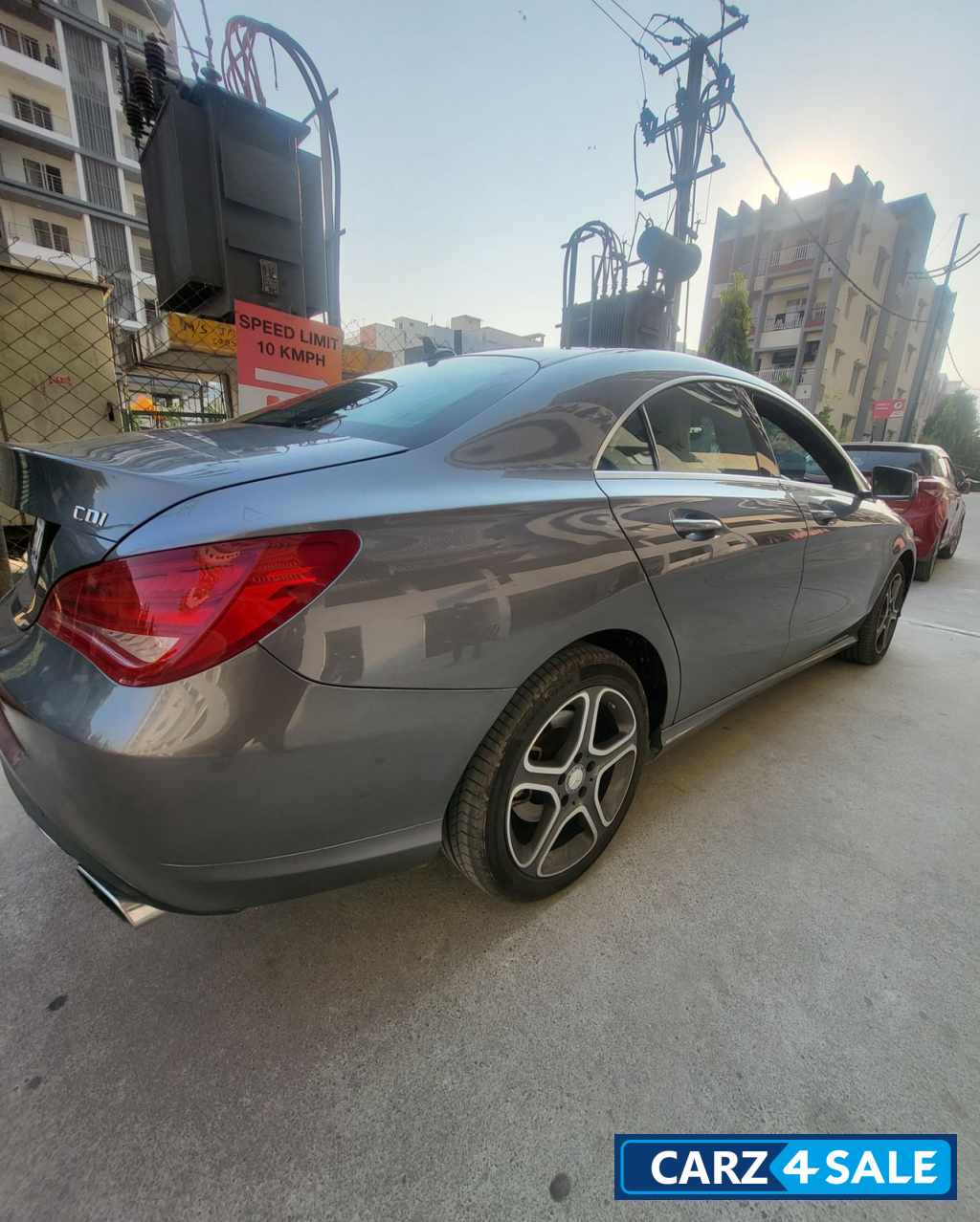 Silvery-grey Mercedes-Benz CLA 200 Sports