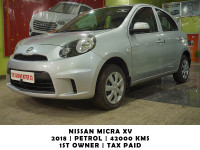 Silver Nissan Micra XV Active