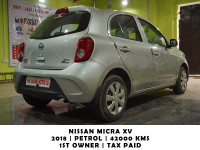 Silver Nissan Micra XV Active