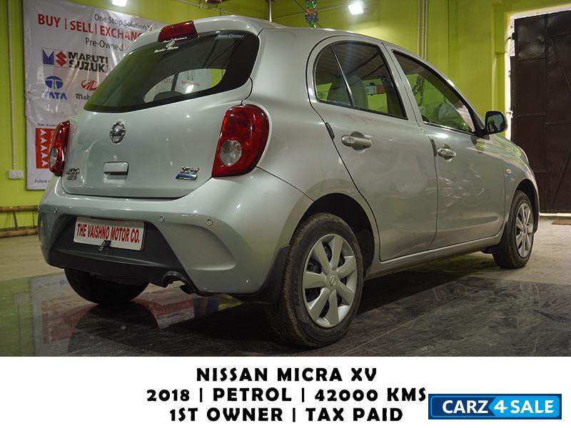 Silver Nissan Micra XV Active