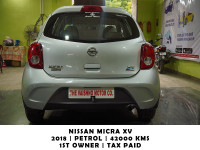 Silver Nissan Micra XV Active