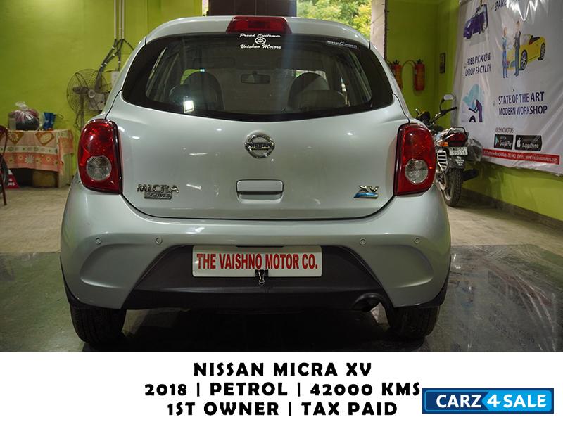 Silver Nissan Micra XV Active