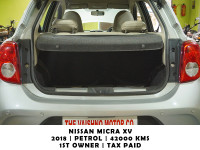 Silver Nissan Micra XV Active