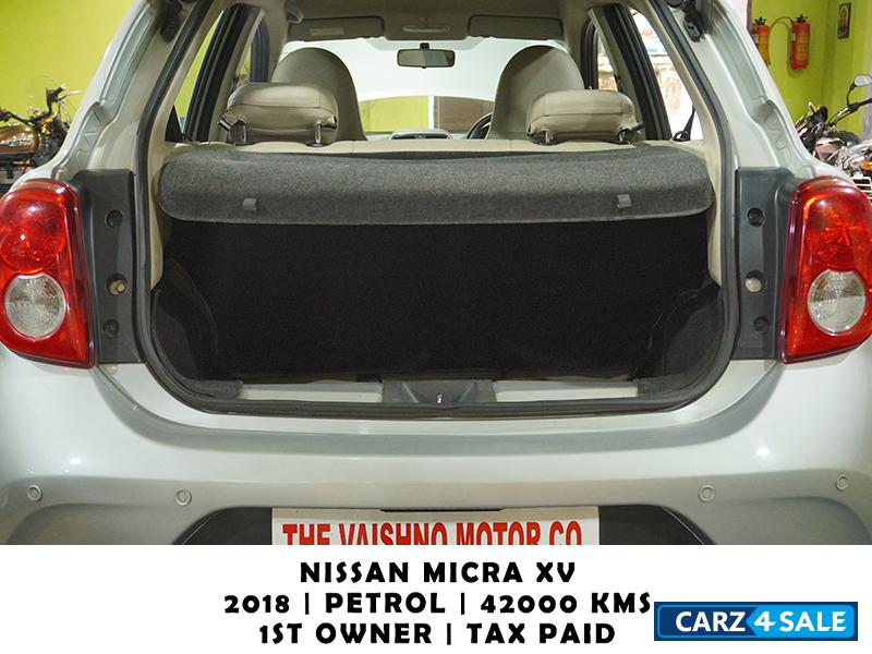 Silver Nissan Micra XV Active