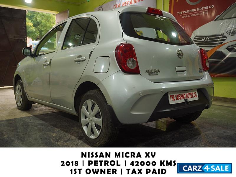 Silver Nissan Micra XV Active