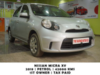 Silver Nissan Micra XV Active