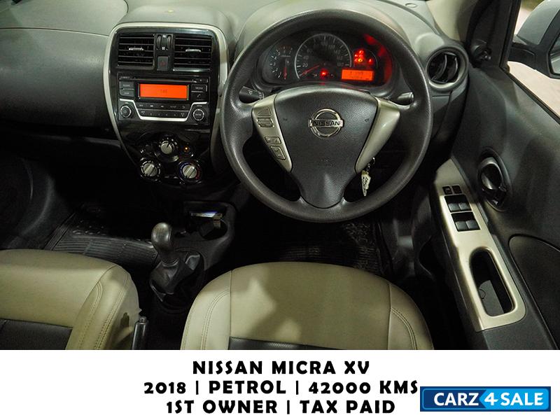 Silver Nissan Micra XV Active