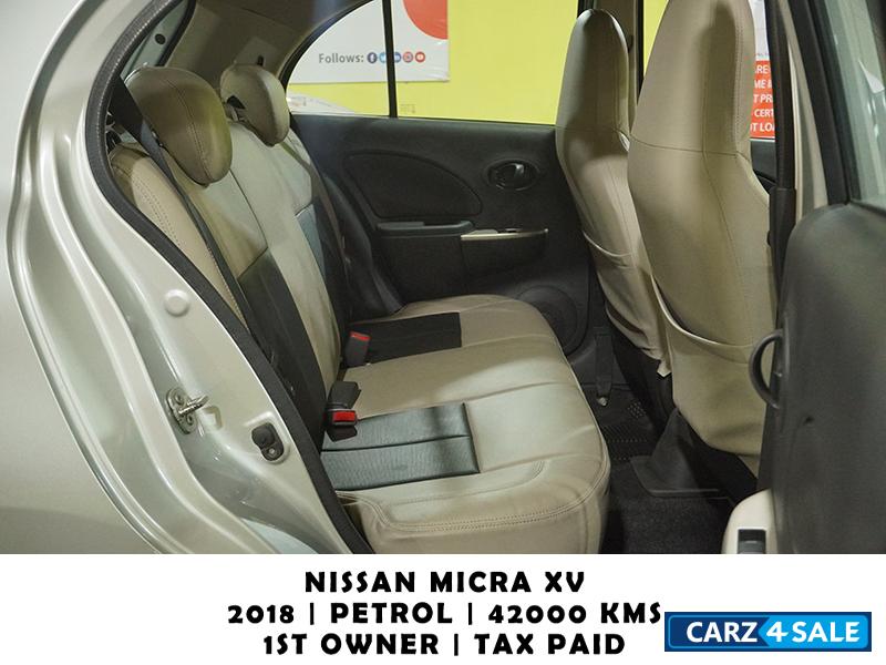 Silver Nissan Micra XV Active