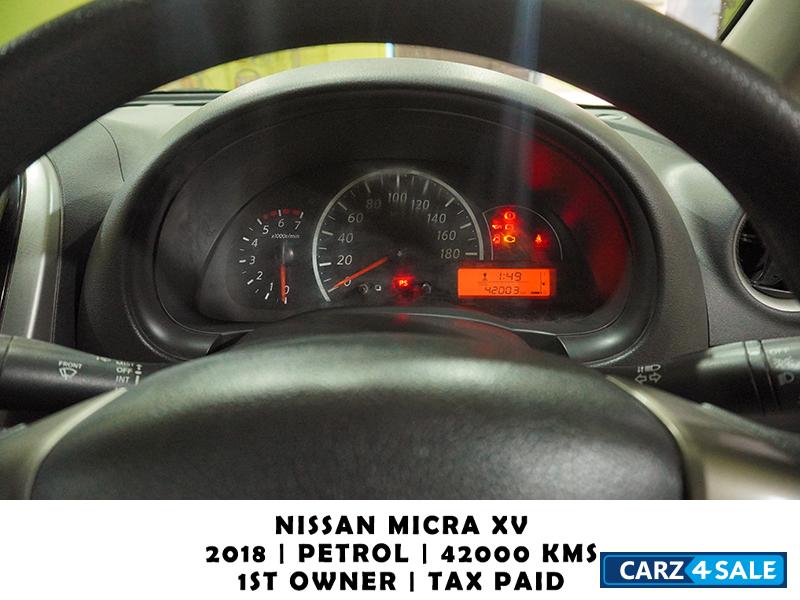 Silver Nissan Micra XV Active