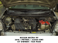 Silver Nissan Micra XV Active