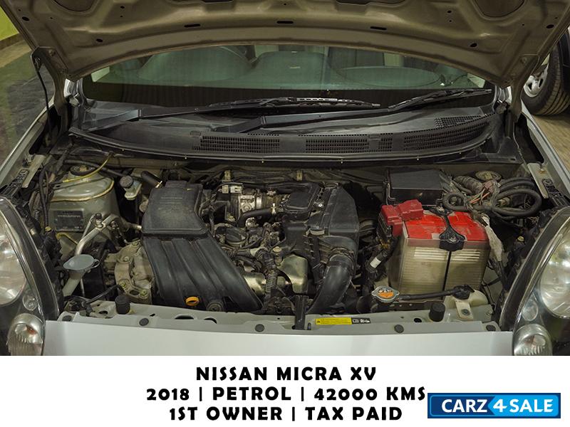 Silver Nissan Micra XV Active