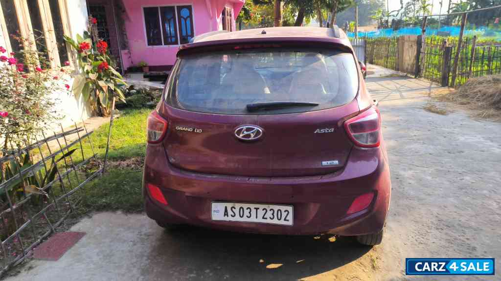 Wine Red Hyundai  Grand i 10 Asta