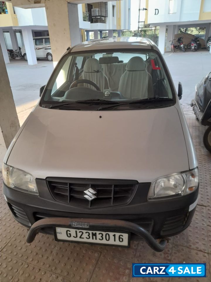 Silver Maruti Suzuki 800 Lxi bs4 cng plus petrol