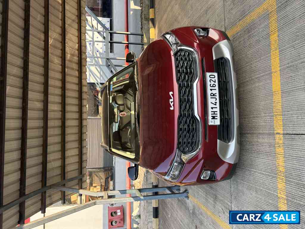 Intense Red Kia Sonet Htk plus