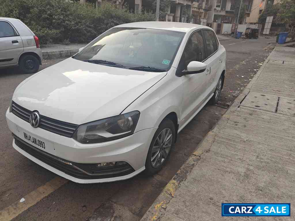 White Volkswagen Ameo 1.2 Highline petrol