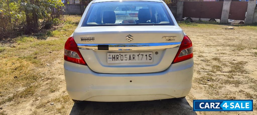 White Maruti Suzuki Dzire LDI