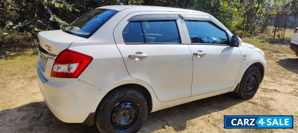 White Maruti Suzuki Dzire LDI