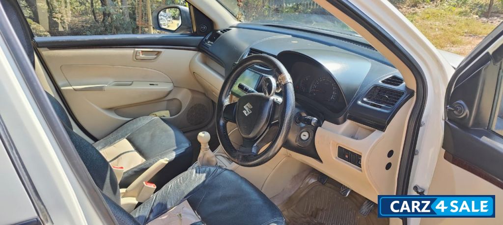 White Maruti Suzuki Dzire LDI