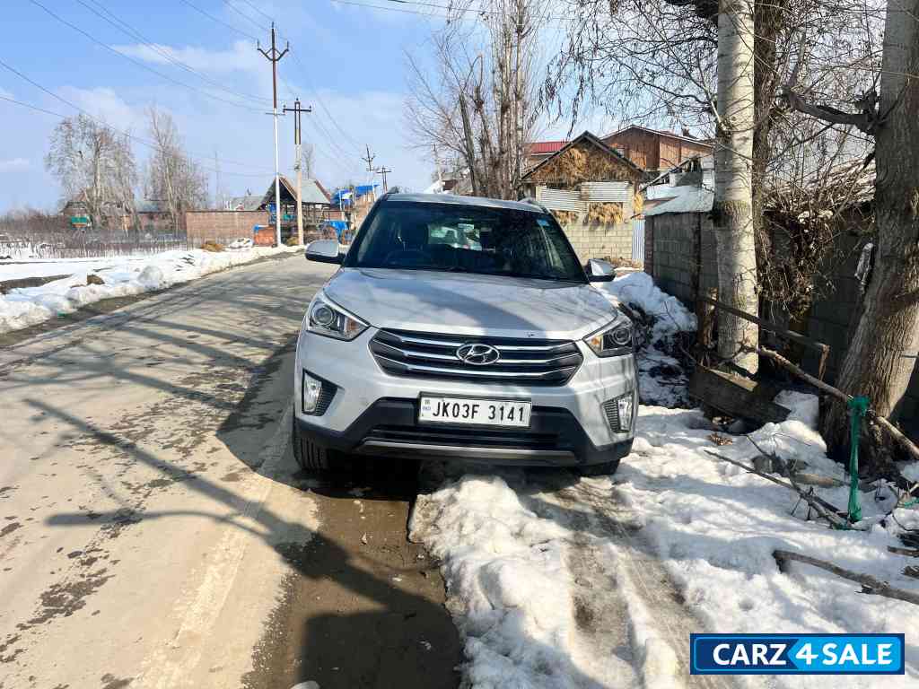 Silver Hyundai Creta 1.6 crdi sx