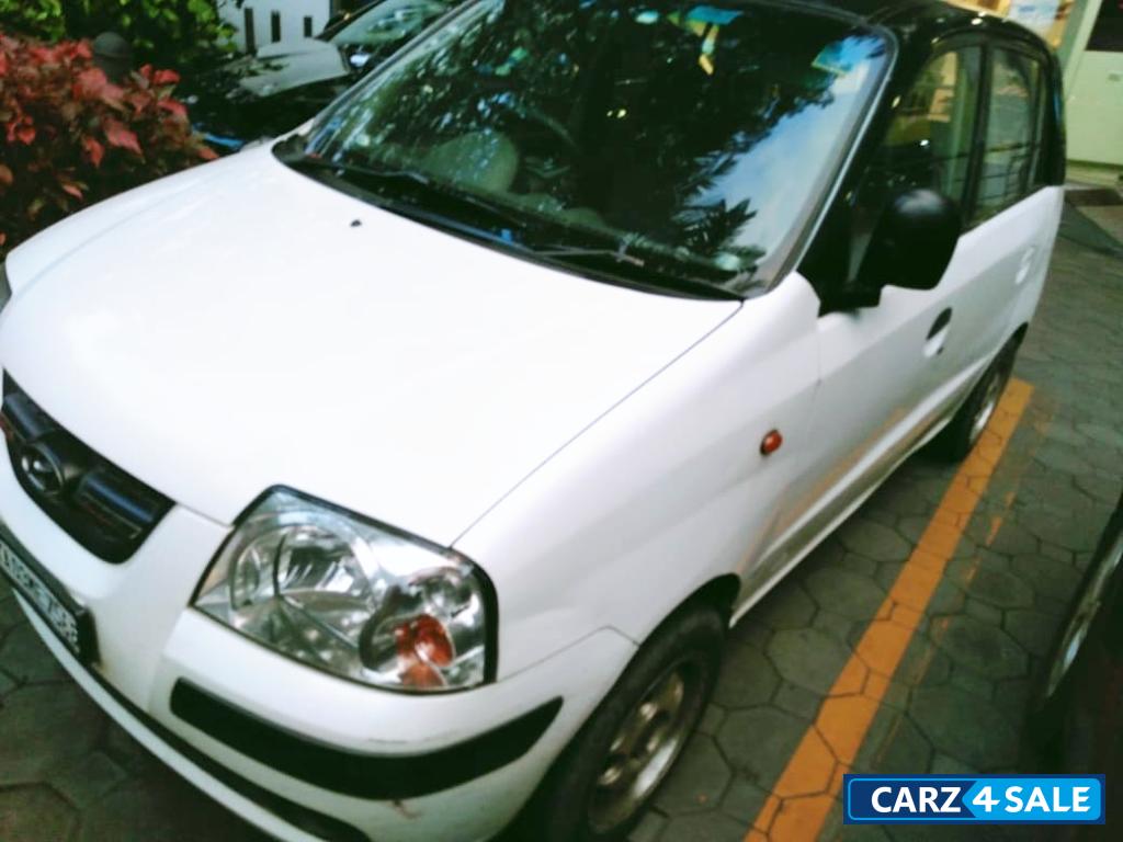 White & Black Dual Color Hyundai Santro Xing