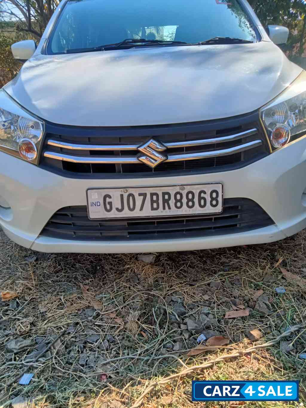 White Maruti Suzuki Celerio ZXI