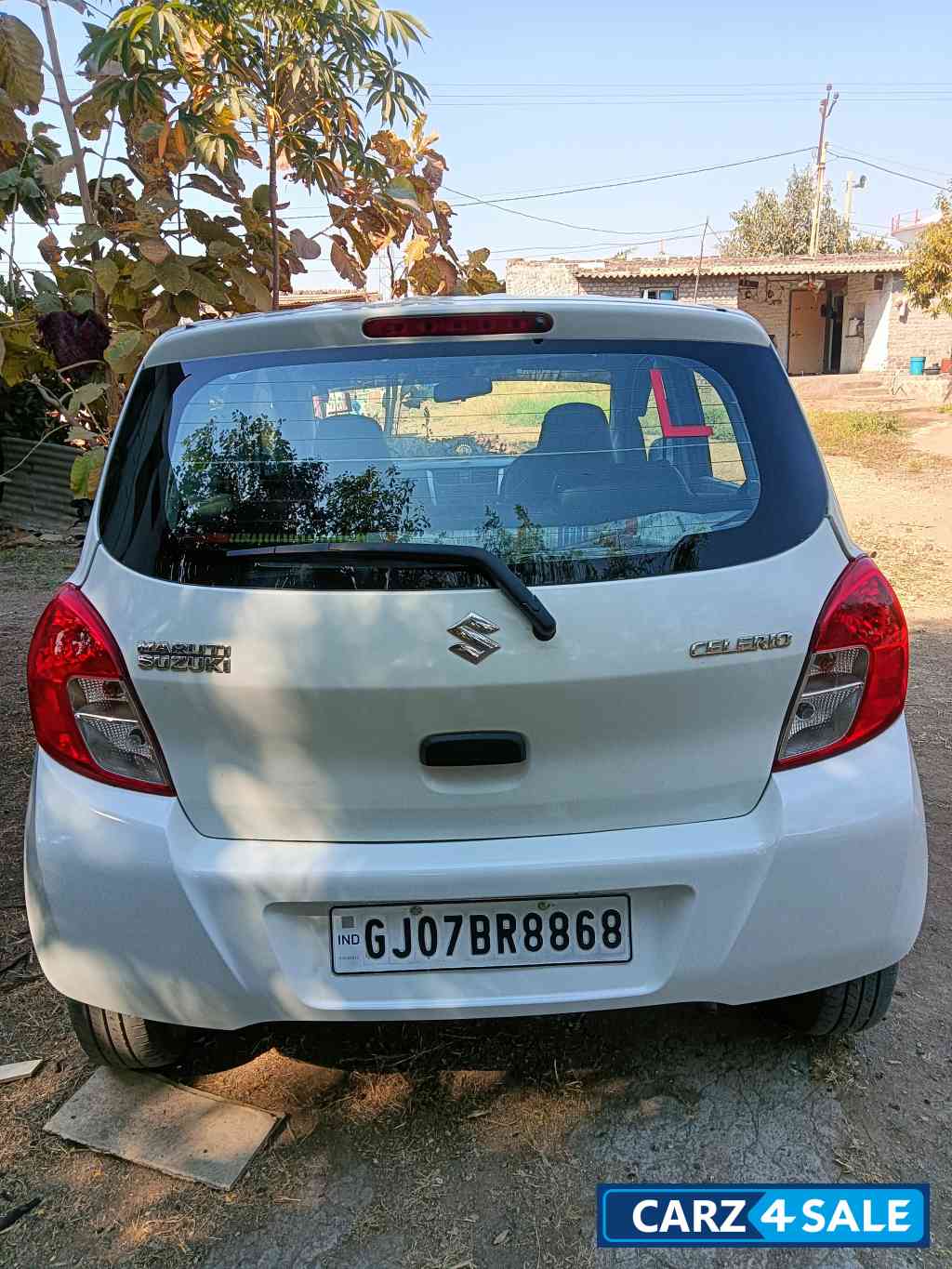 White Maruti Suzuki Celerio ZXI