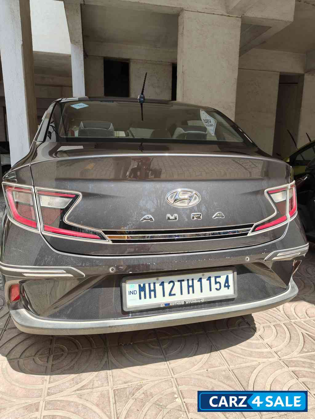 Titan Grey Hyundai Aura S cng