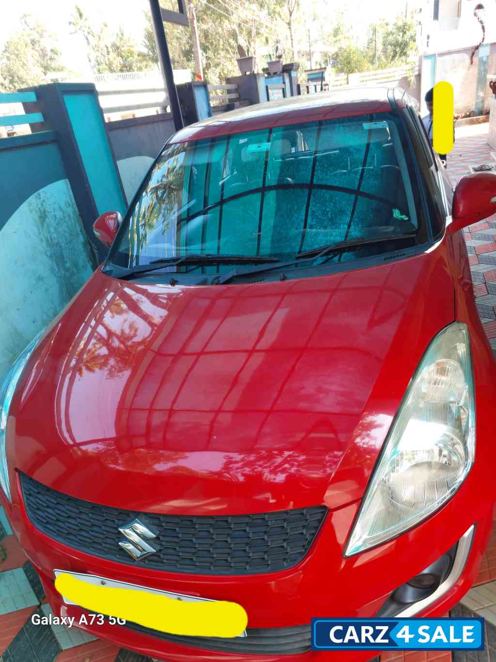Red Maruti Suzuki Swift VXI