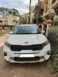 White Kia Sonet HTK Plus 1.0 Turbo Petrol iMT