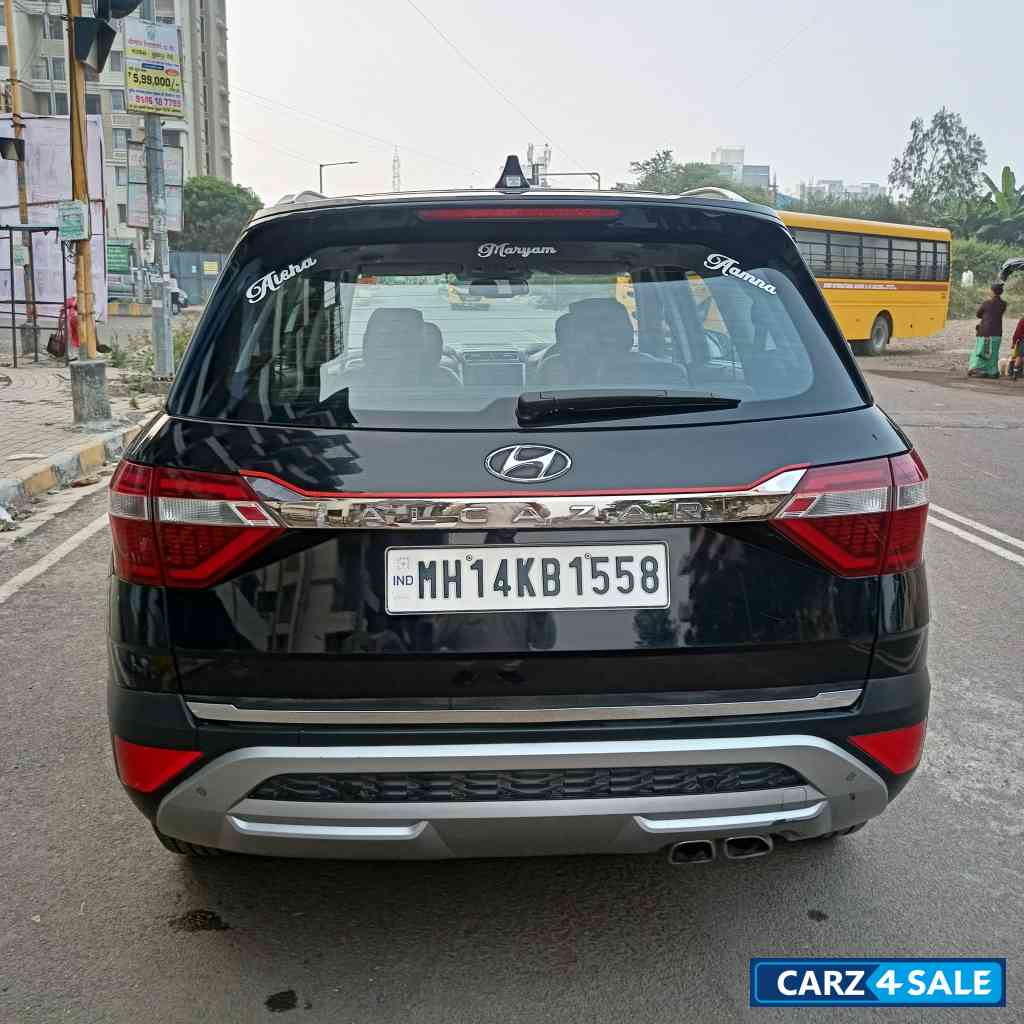 Black Hyundai Alcazar Platinum O 7 seater Diesel AT