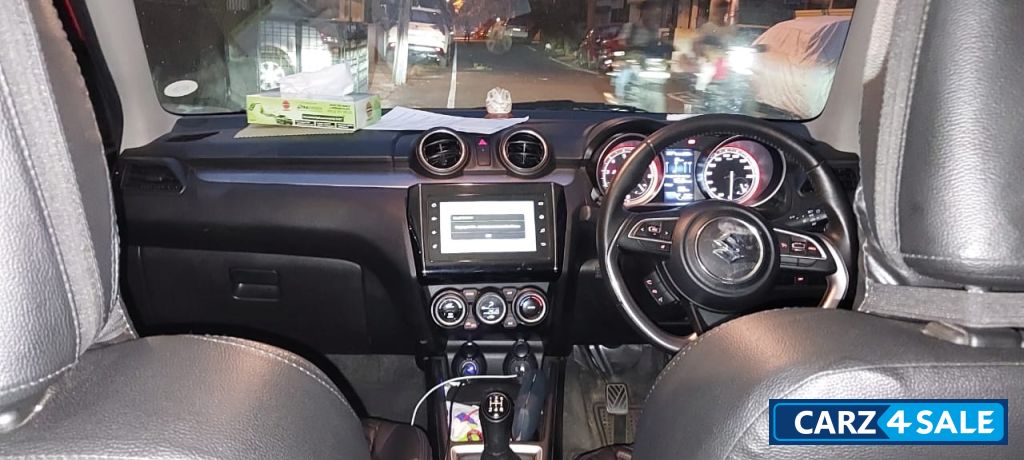 Red & Black Maruti Suzuki Swift ZXI Plus