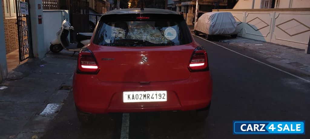 Red & Black Maruti Suzuki Swift ZXI Plus