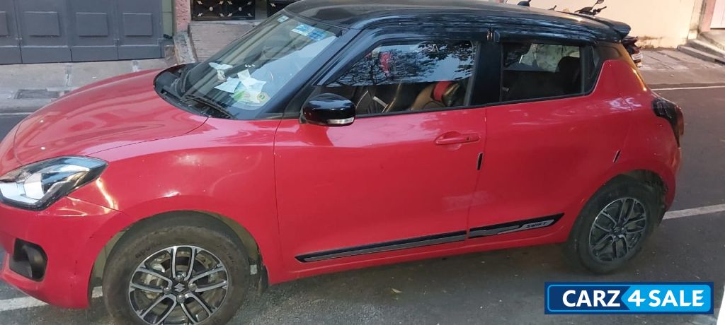 Red & Black Maruti Suzuki Swift ZXI Plus